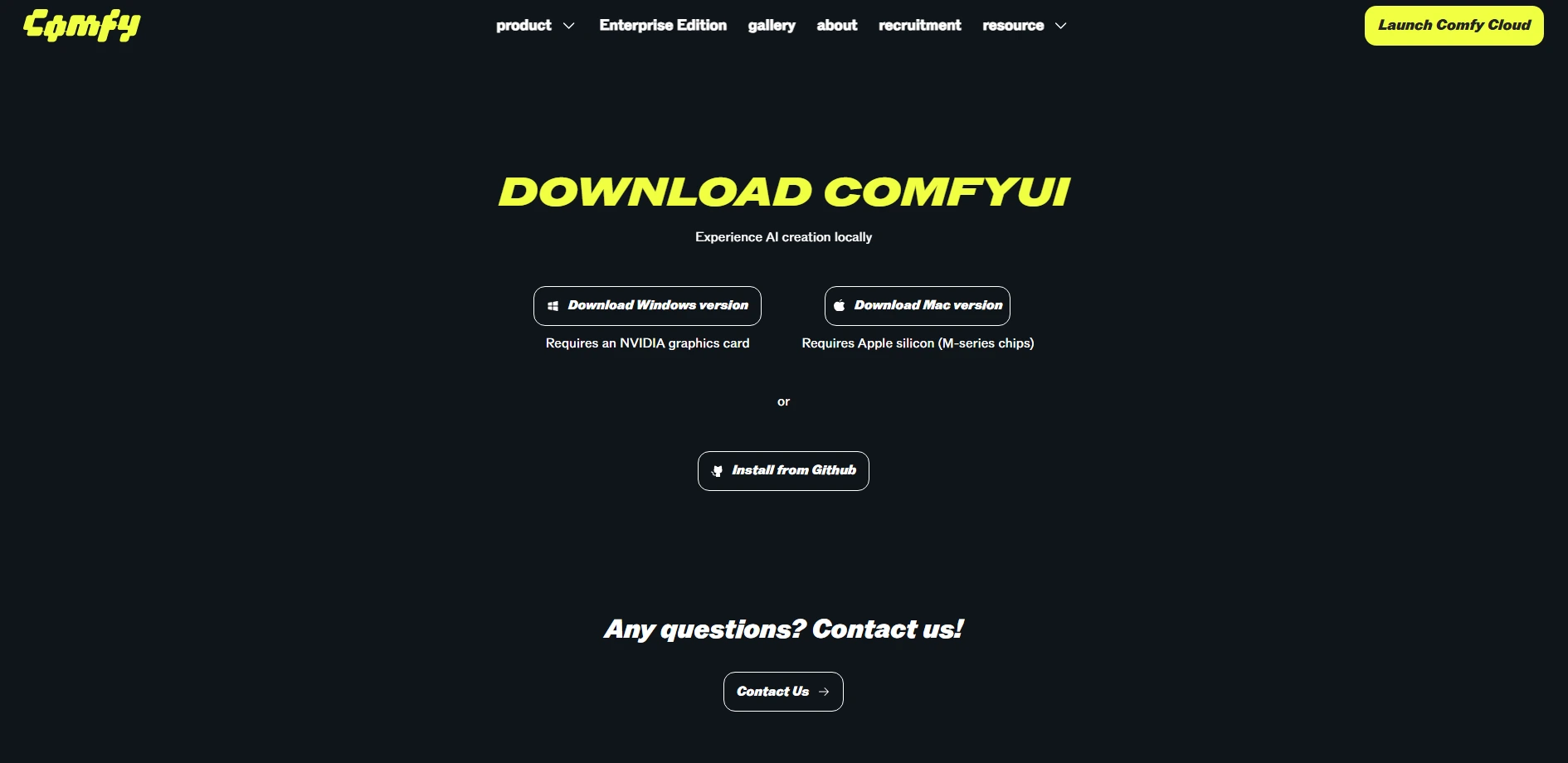 ComfyUI Interface